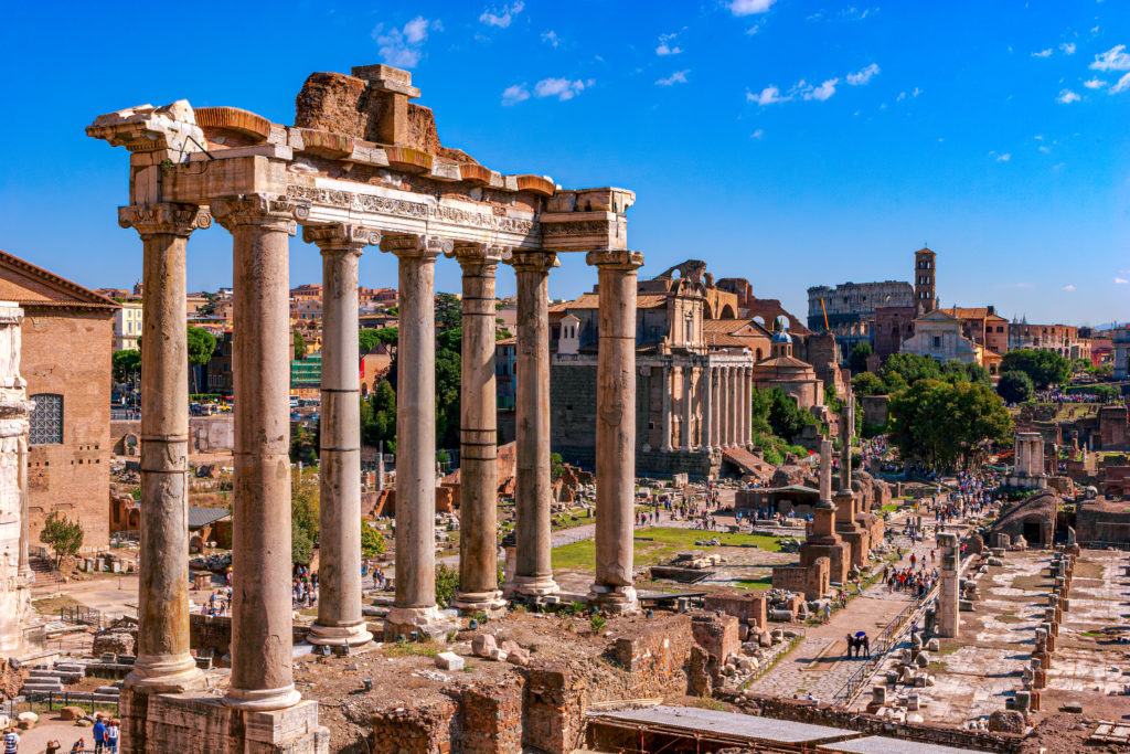 Rome, Italy - Classic view from Campidoglio