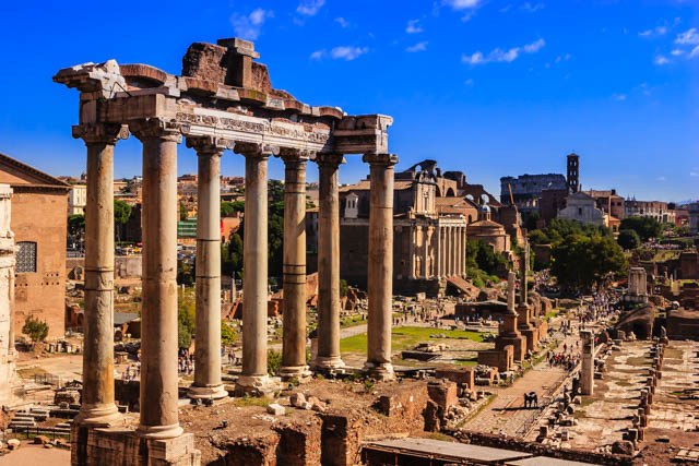 Roma en Seis Días - El Templo di Saturno © Mano Chandra Dhas