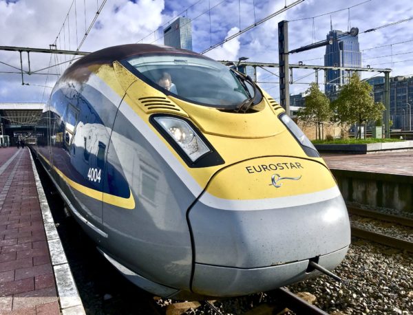 Transport needs must be taken into account. Image of the Eurostar Train.