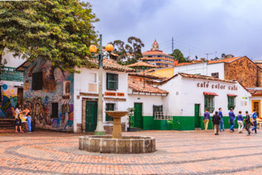 Plaza Chorro de Quevedo - La Candelaria, Bogotá, Colombia ©Mano Chandra Dhas