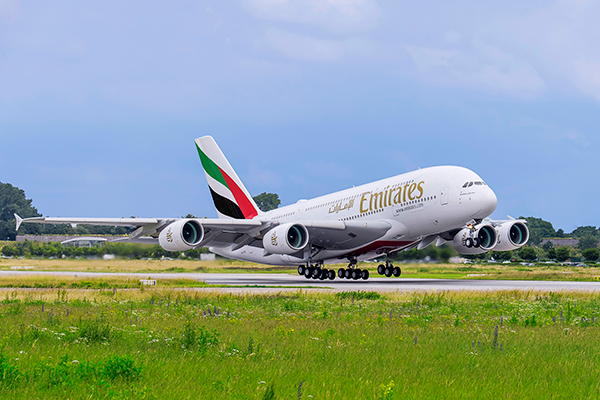 Emirates Posts Record Profit of US$ 3 Billion - How Did They Do it? 2 Emirates Posts Record Profit - Emirates A380 Landing © Emirates