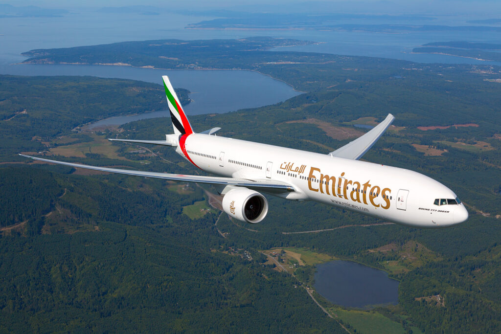 Emirates B777-300ER - Courtesy Emirates