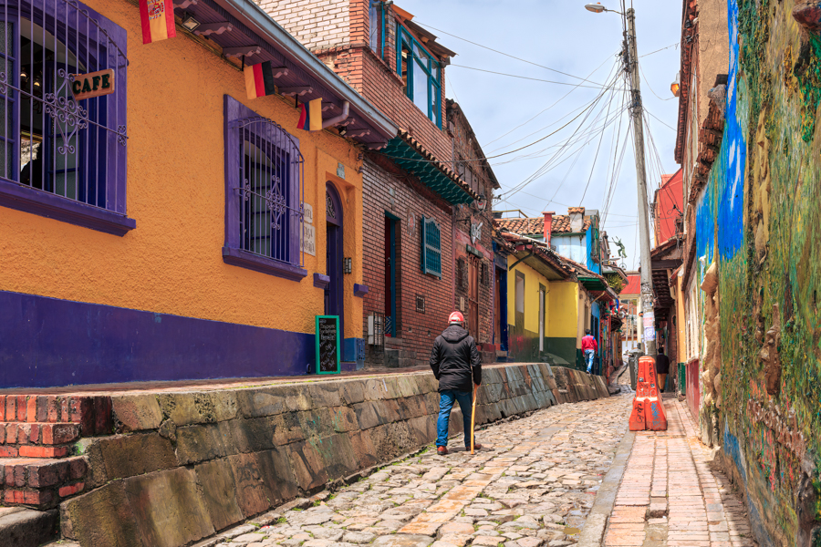 Walking Through Time: Exploring Bogotá's La Candelaria on Foot 2 Walking Through Time in La Candelaria in Bogota, Colombia.